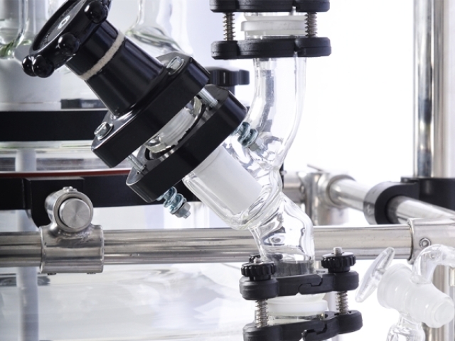 стеклянный реактор 50 л с рубашкой и мешалкой