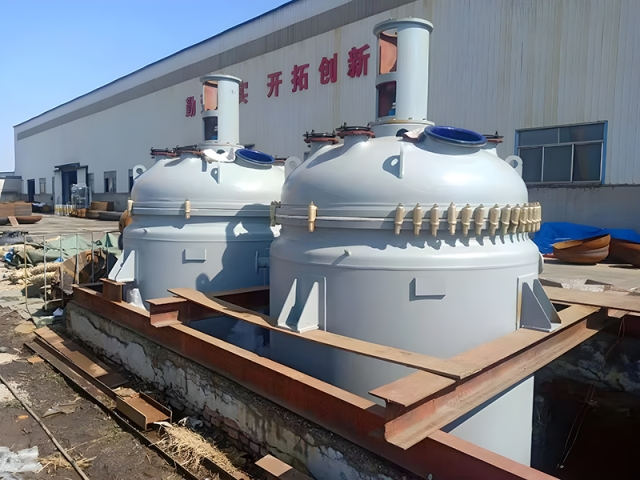 разъемный эмалированный реактор с крышкой